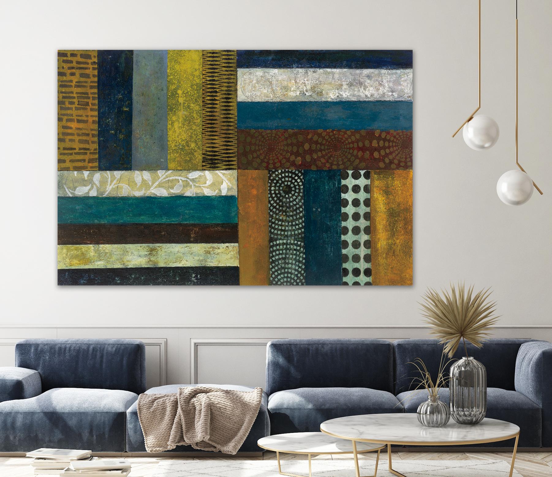Juxtapose II by Cheryl Warrick on GIANT ART - orange abstract