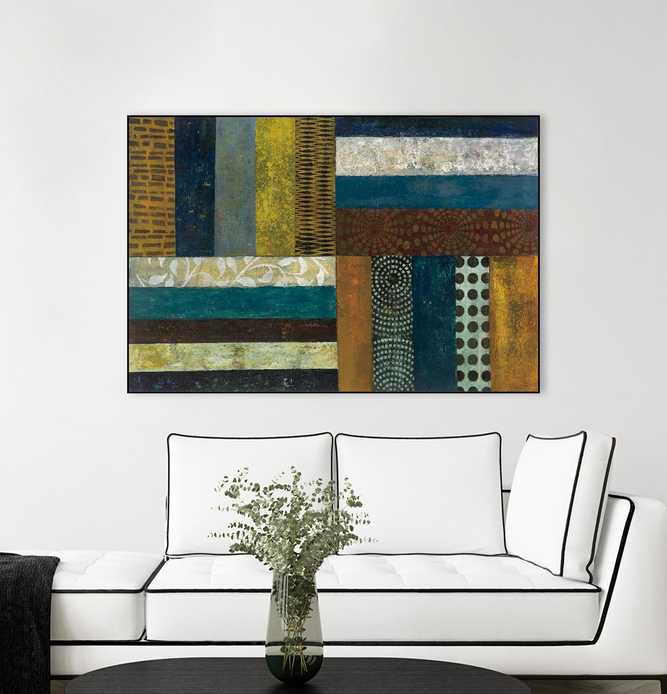 Juxtapose II by Cheryl Warrick on GIANT ART - orange abstract