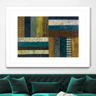 Juxtapose II by Cheryl Warrick on GIANT ART - blue shapes