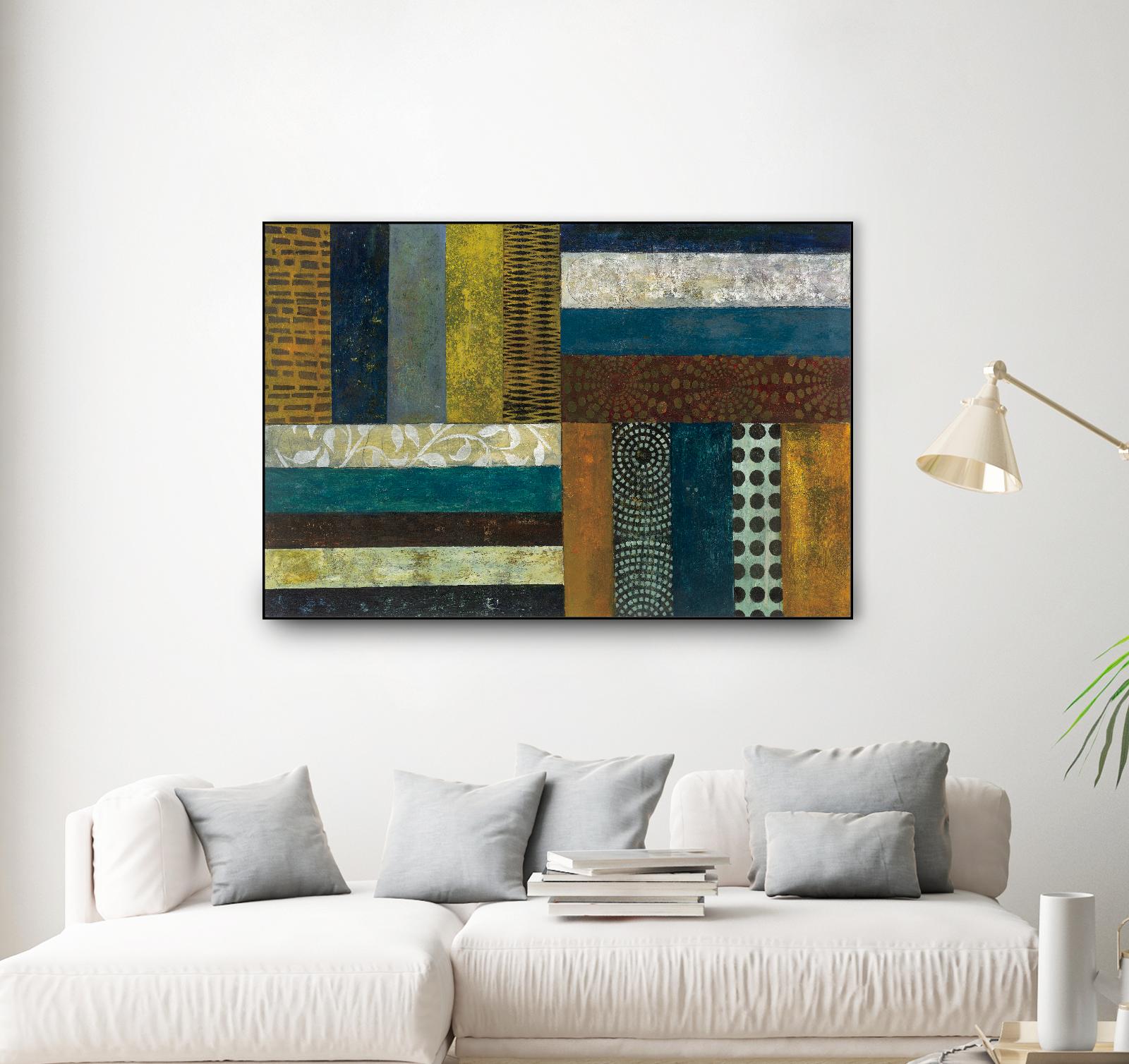 Juxtapose II by Cheryl Warrick on GIANT ART - orange abstract