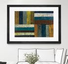 Juxtapose II by Cheryl Warrick on GIANT ART - blue shapes