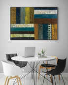 Juxtapose II by Cheryl Warrick on GIANT ART - orange abstract