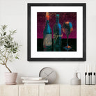 Wine Splash Dark III by Wellington Studio on GIANT ART - blue fruit-food-drink