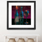 Wine Splash Dark III by Wellington Studio on GIANT ART - blue fruit-food-drink