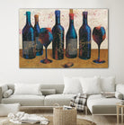 Wine Splash Light I by Wellington Studio on GIANT ART - blue fruit-food-drink