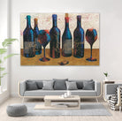 Wine Splash Light I by Wellington Studio on GIANT ART - blue fruit-food-drink