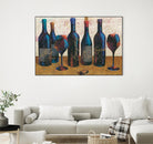 Wine Splash Light I by Wellington Studio on GIANT ART - blue fruit-food-drink