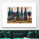 Wine Splash Light I by Wellington Studio on GIANT ART - blue fruit-food-drink