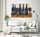 Wine Splash Light I by Wellington Studio on GIANT ART - blue fruit-food-drink