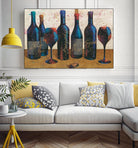 Wine Splash Light I by Wellington Studio on GIANT ART - blue fruit-food-drink