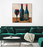 Wine Splash Light II by Wellington Studio on GIANT ART - blue fruit-food-drink