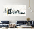 Bridge and Skyline by Avery Tillmon on GIANT ART - black city scene