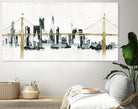 Bridge and Skyline by Avery Tillmon on GIANT ART - black city scene