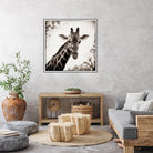 Giraffe I by Debra Van Swearingen on GIANT ART - grey animals