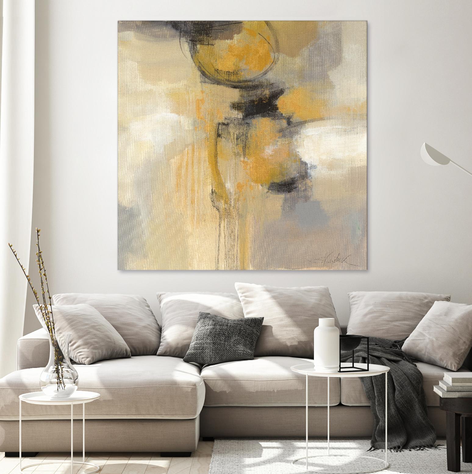 Solar Path I by Silvia Vassileva on GIANT ART - beige abstract