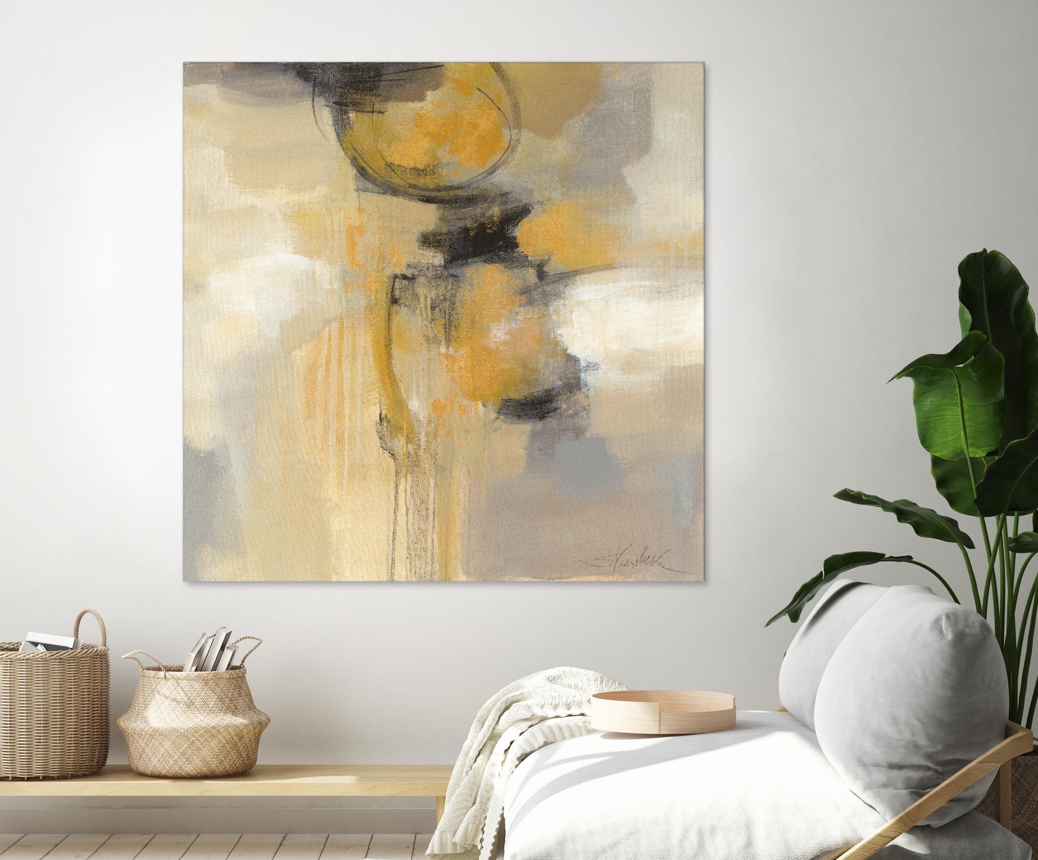 Solar Path I by Silvia Vassileva on GIANT ART - beige abstract
