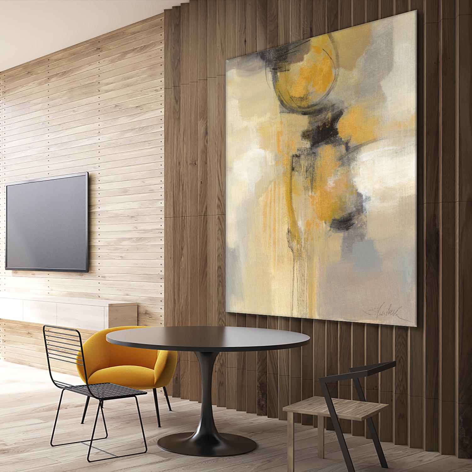 Solar Path I by Silvia Vassileva on GIANT ART - beige abstract