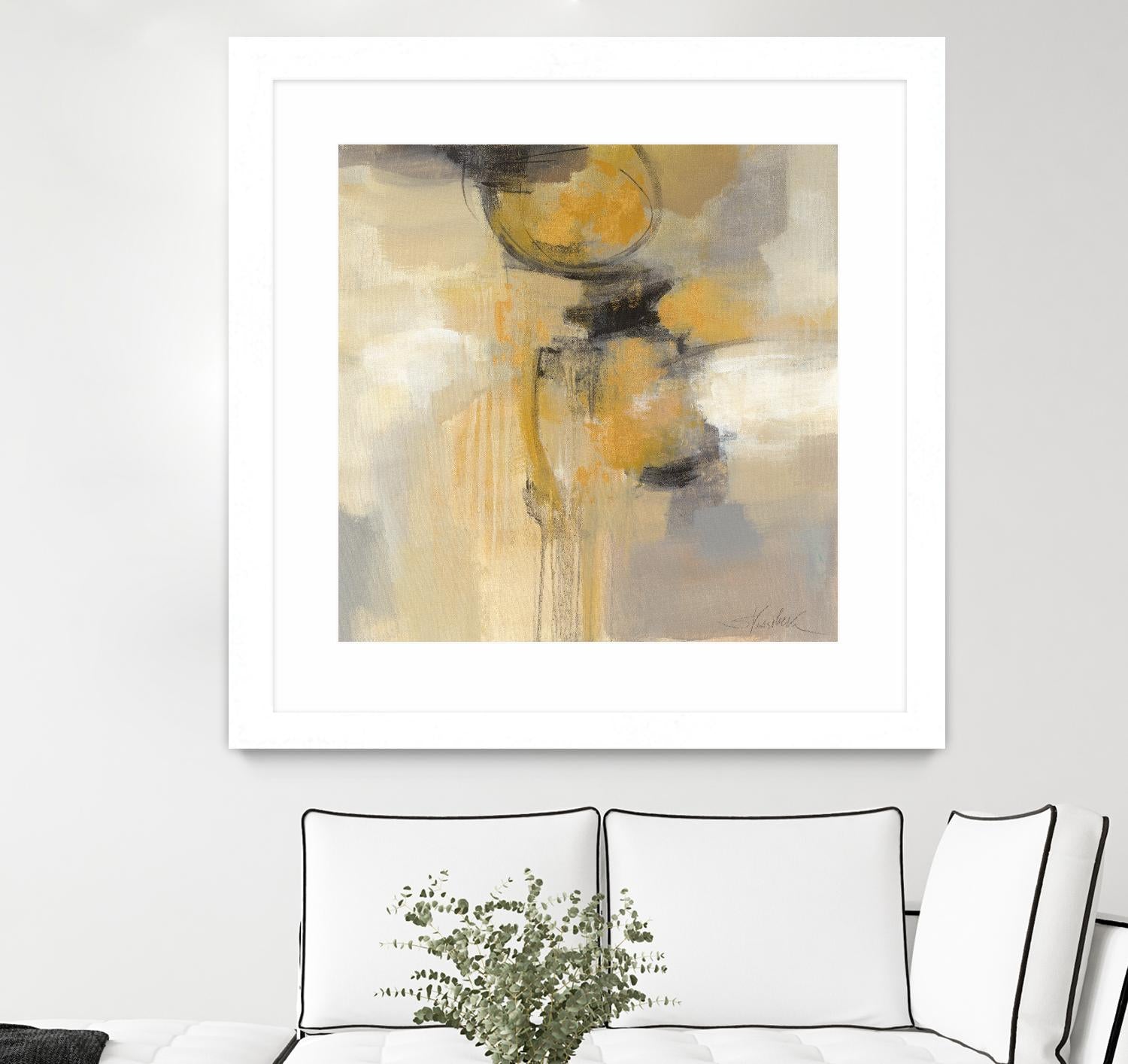 Solar Path I by Silvia Vassileva on GIANT ART - beige abstract