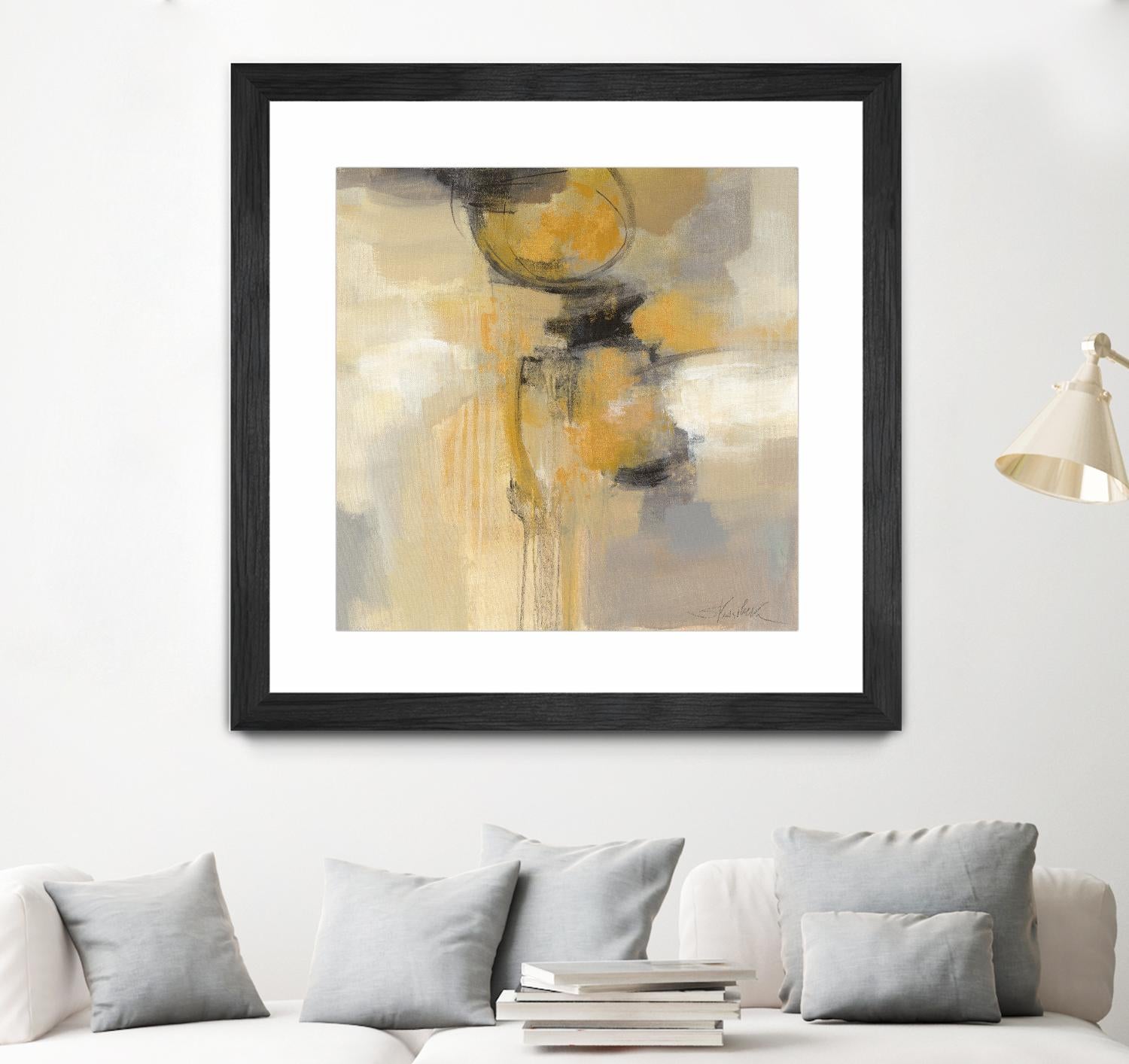 Solar Path I by Silvia Vassileva on GIANT ART - beige abstract