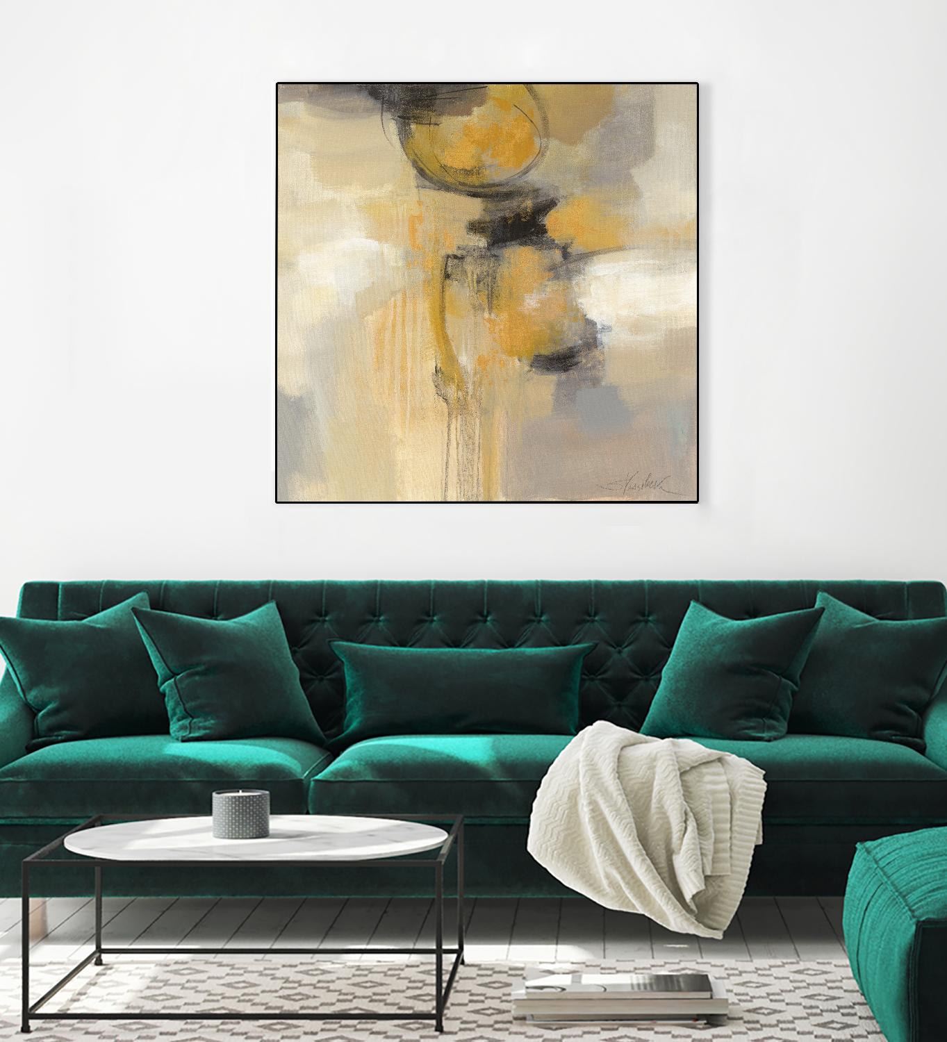 Solar Path I by Silvia Vassileva on GIANT ART - beige abstract