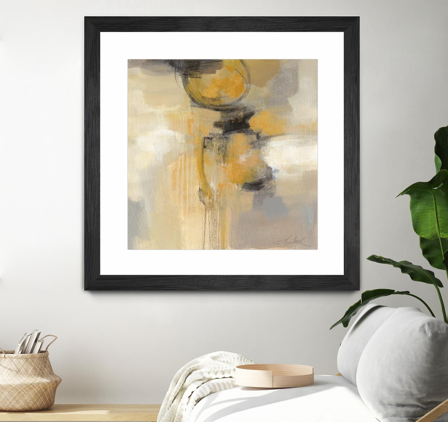 Solar Path I by Silvia Vassileva on GIANT ART - beige abstract