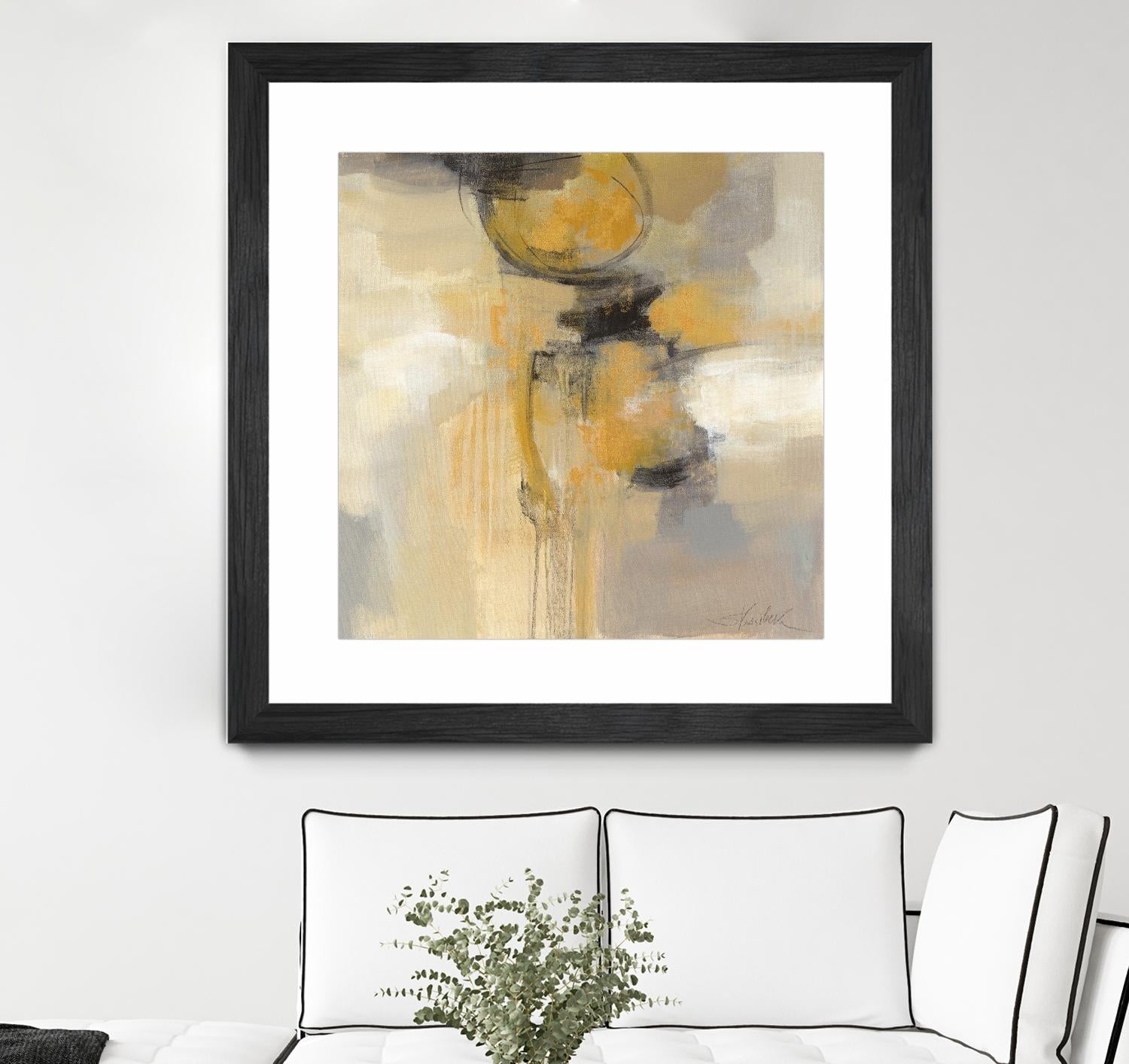 Solar Path I by Silvia Vassileva on GIANT ART - beige abstract
