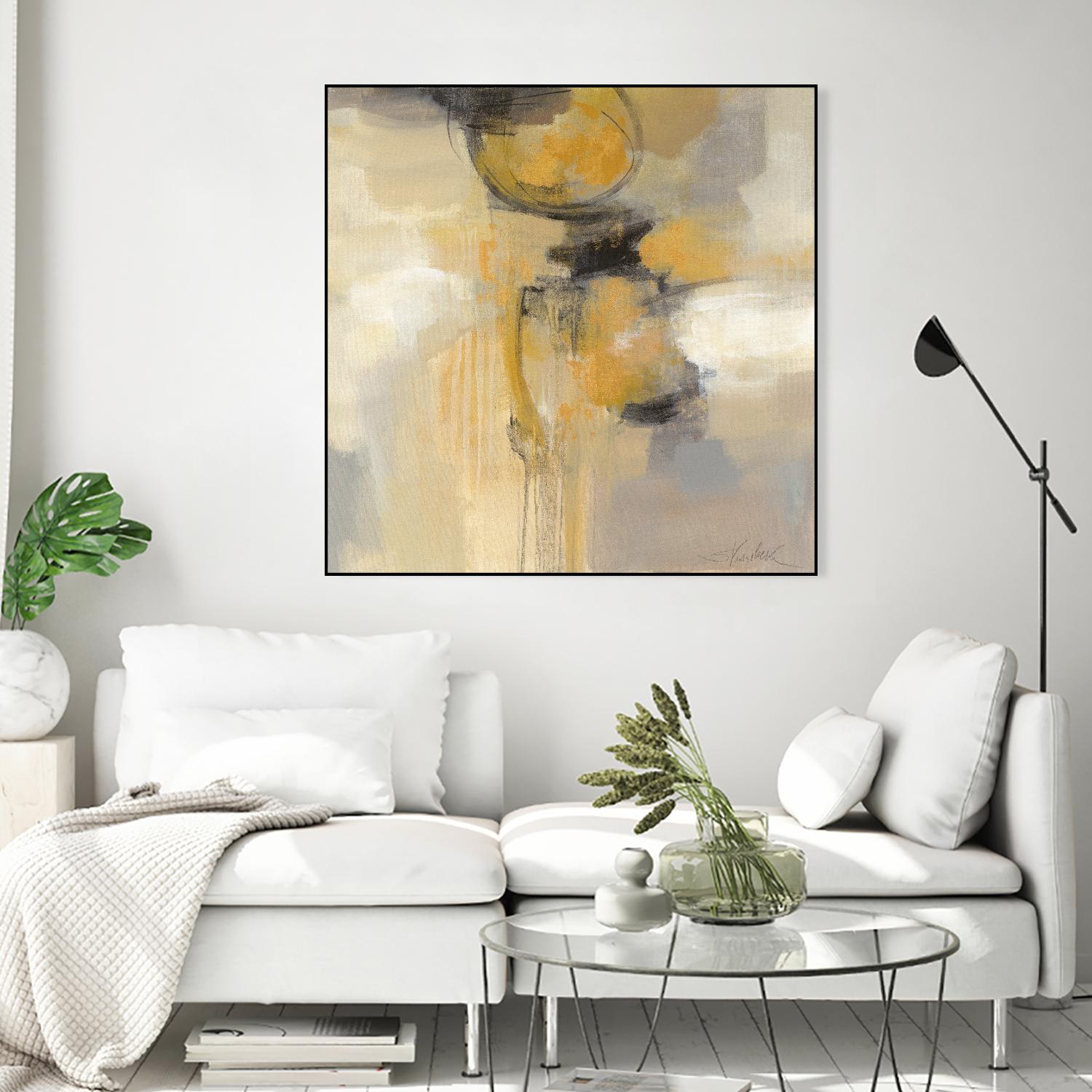 Solar Path I by Silvia Vassileva on GIANT ART - beige abstract