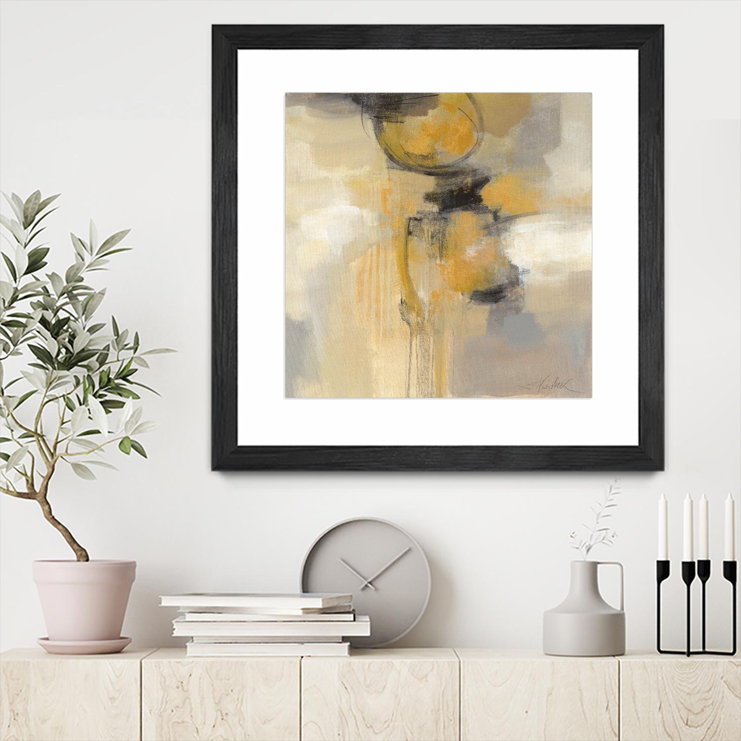 Solar Path I by Silvia Vassileva on GIANT ART - beige abstract