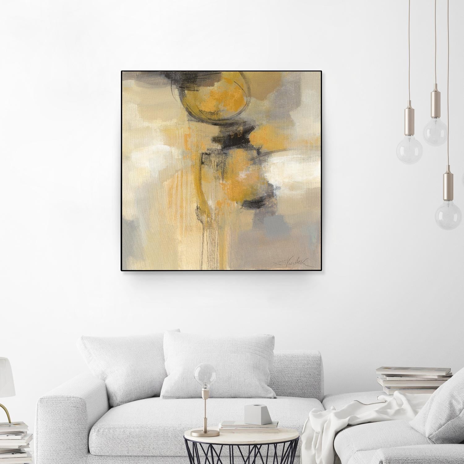Solar Path I by Silvia Vassileva on GIANT ART - beige abstract