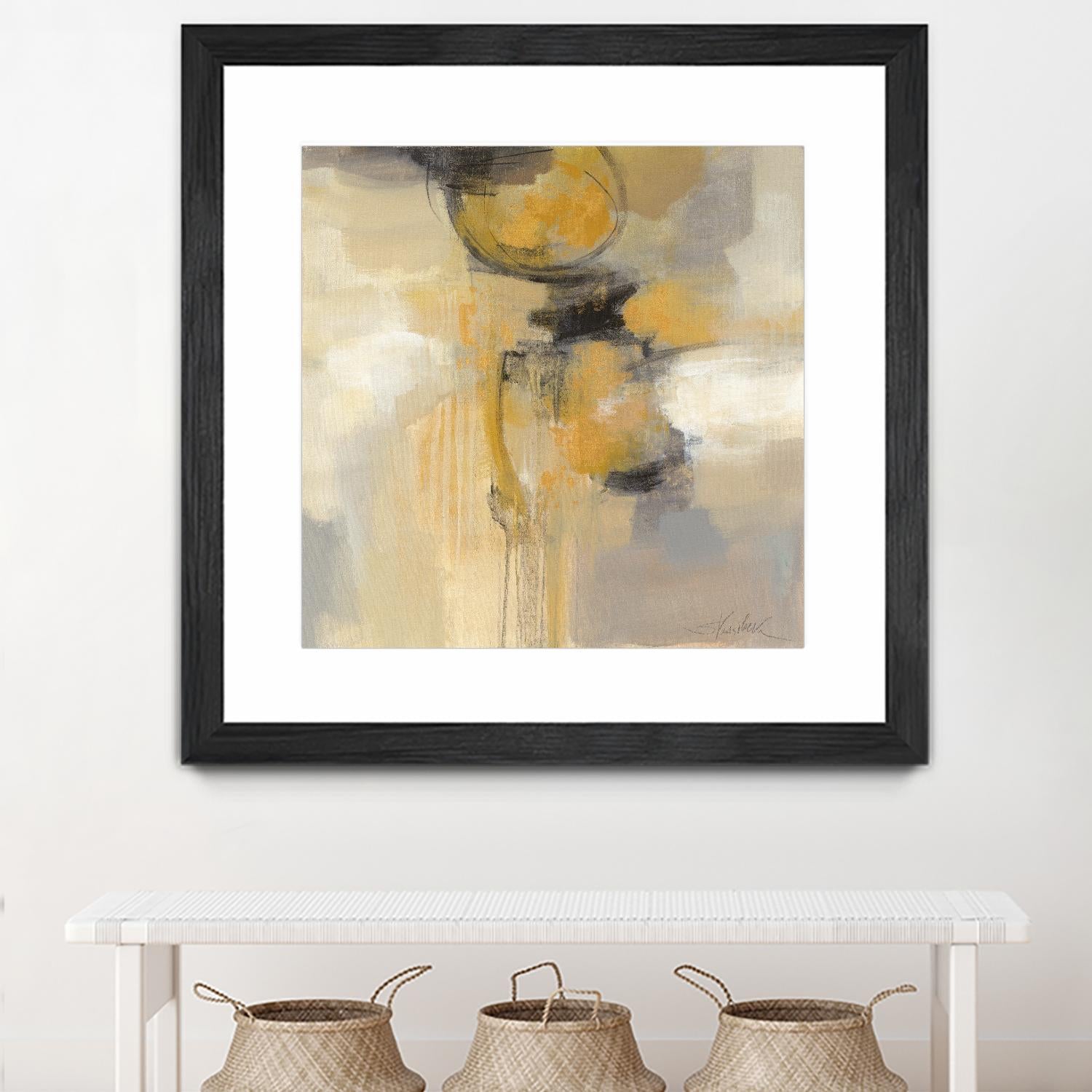 Solar Path I by Silvia Vassileva on GIANT ART - beige abstract