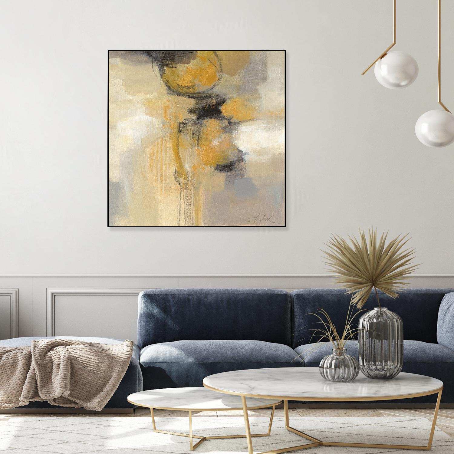 Solar Path I by Silvia Vassileva on GIANT ART - beige abstract