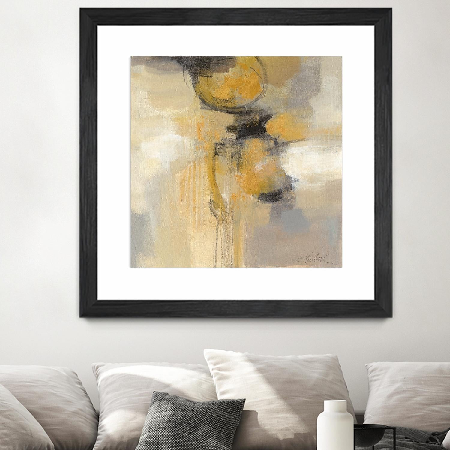 Solar Path I by Silvia Vassileva on GIANT ART - beige abstract
