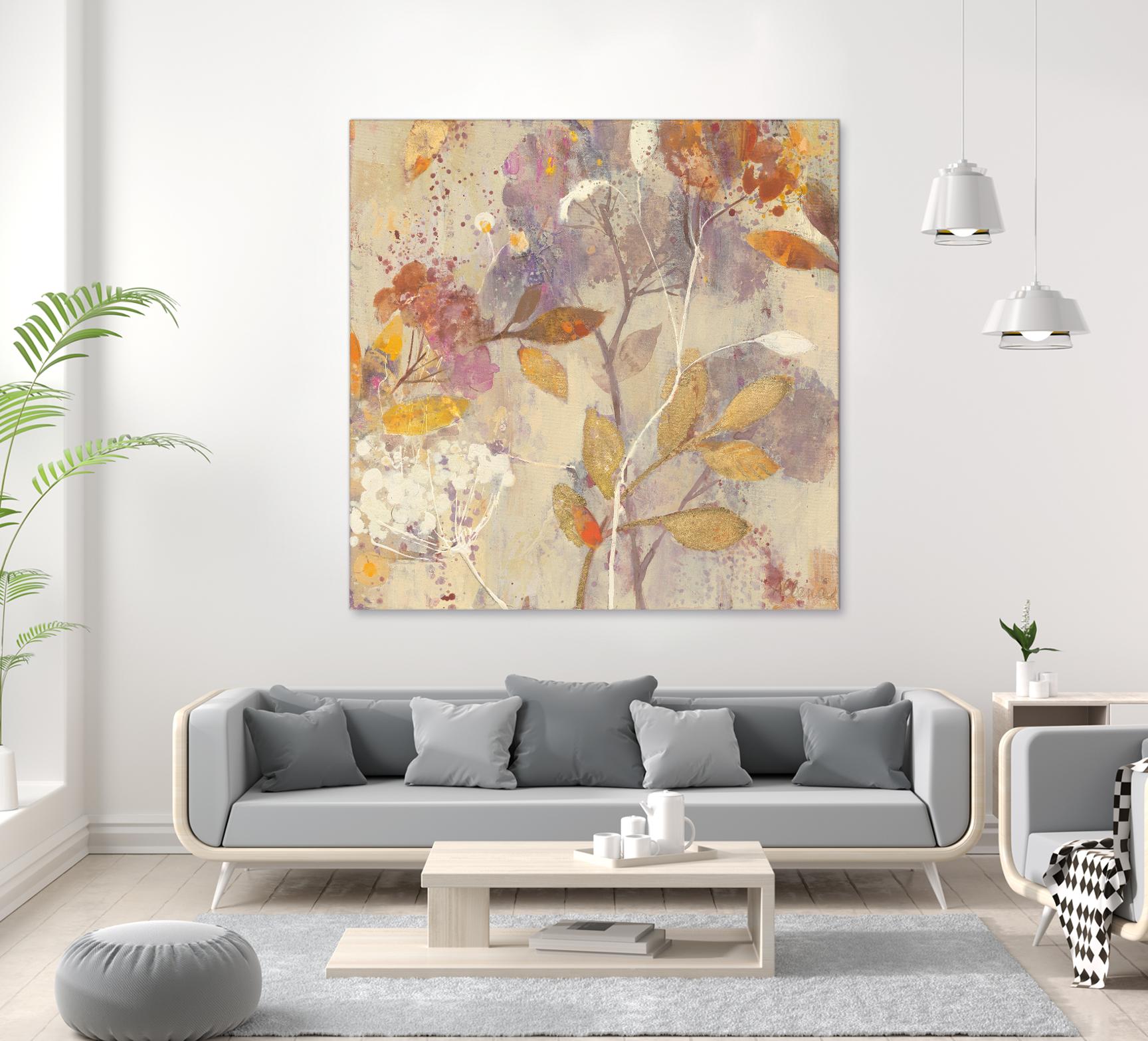 Autumn Botnanicals II by Albena Hristova on GIANT ART - red botany