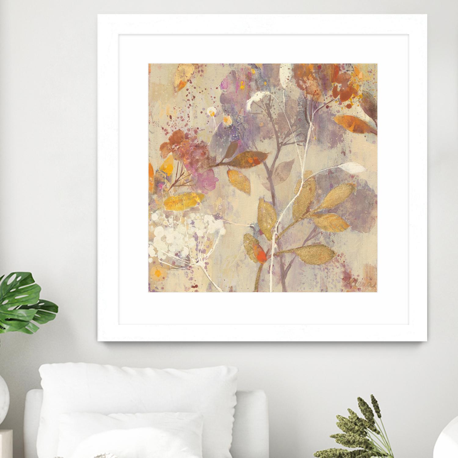 Autumn Botnanicals II by Albena Hristova on GIANT ART - red botany