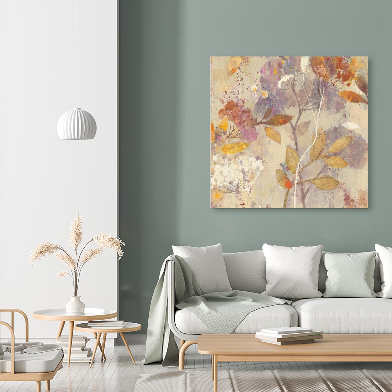 Autumn Botnanicals II by Albena Hristova on GIANT ART - red botany