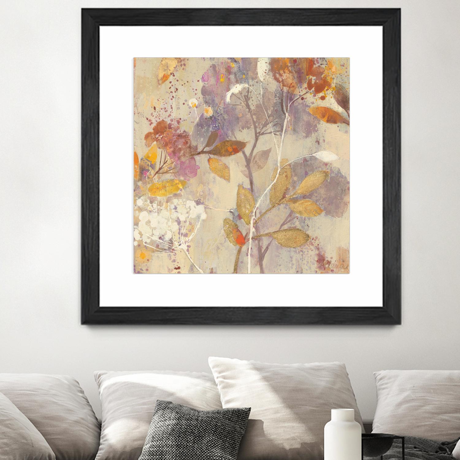 Autumn Botnanicals II by Albena Hristova on GIANT ART - red botany