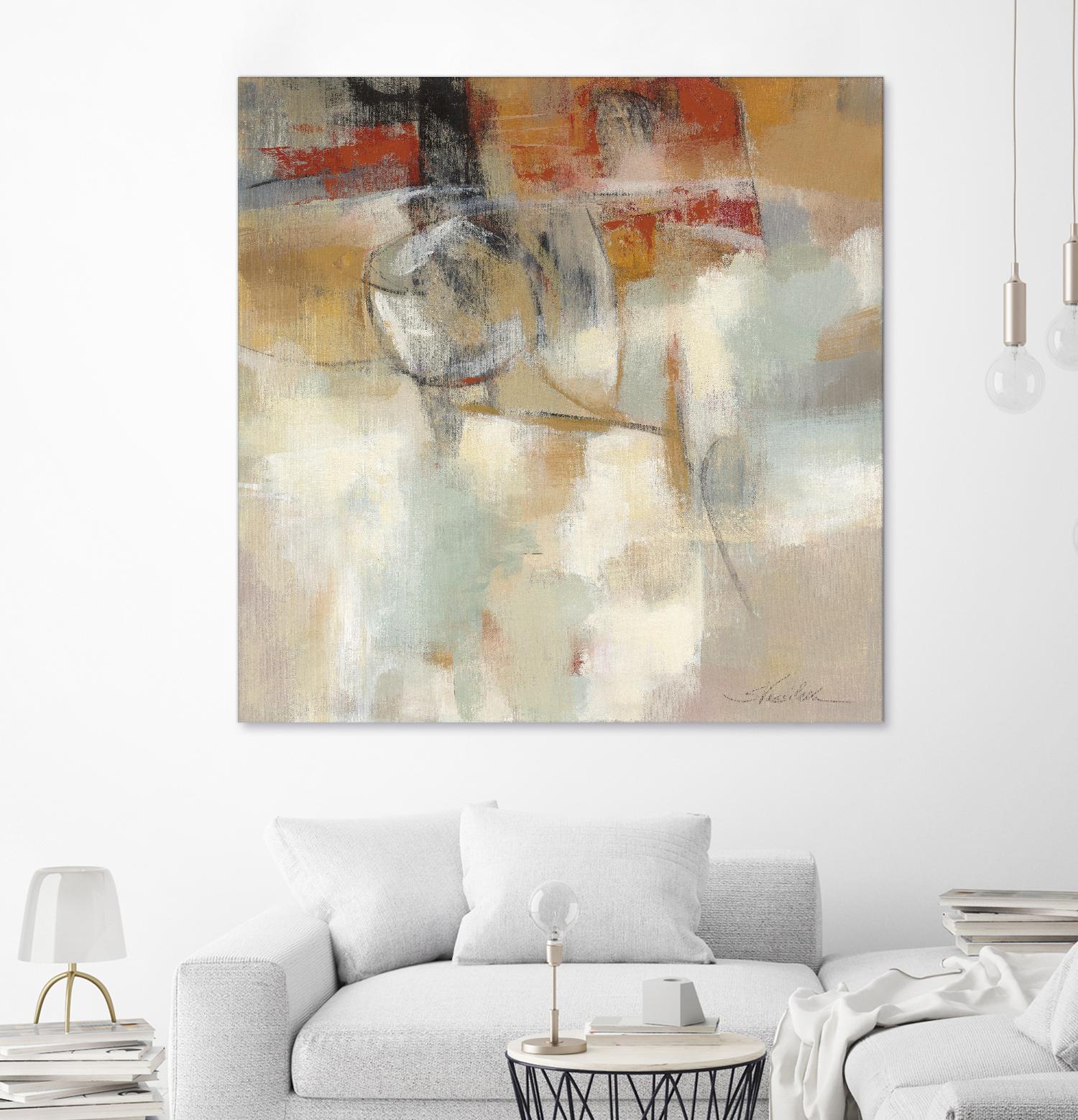 Until-sunset by Silvia Vassileva on GIANT ART - beige abstract