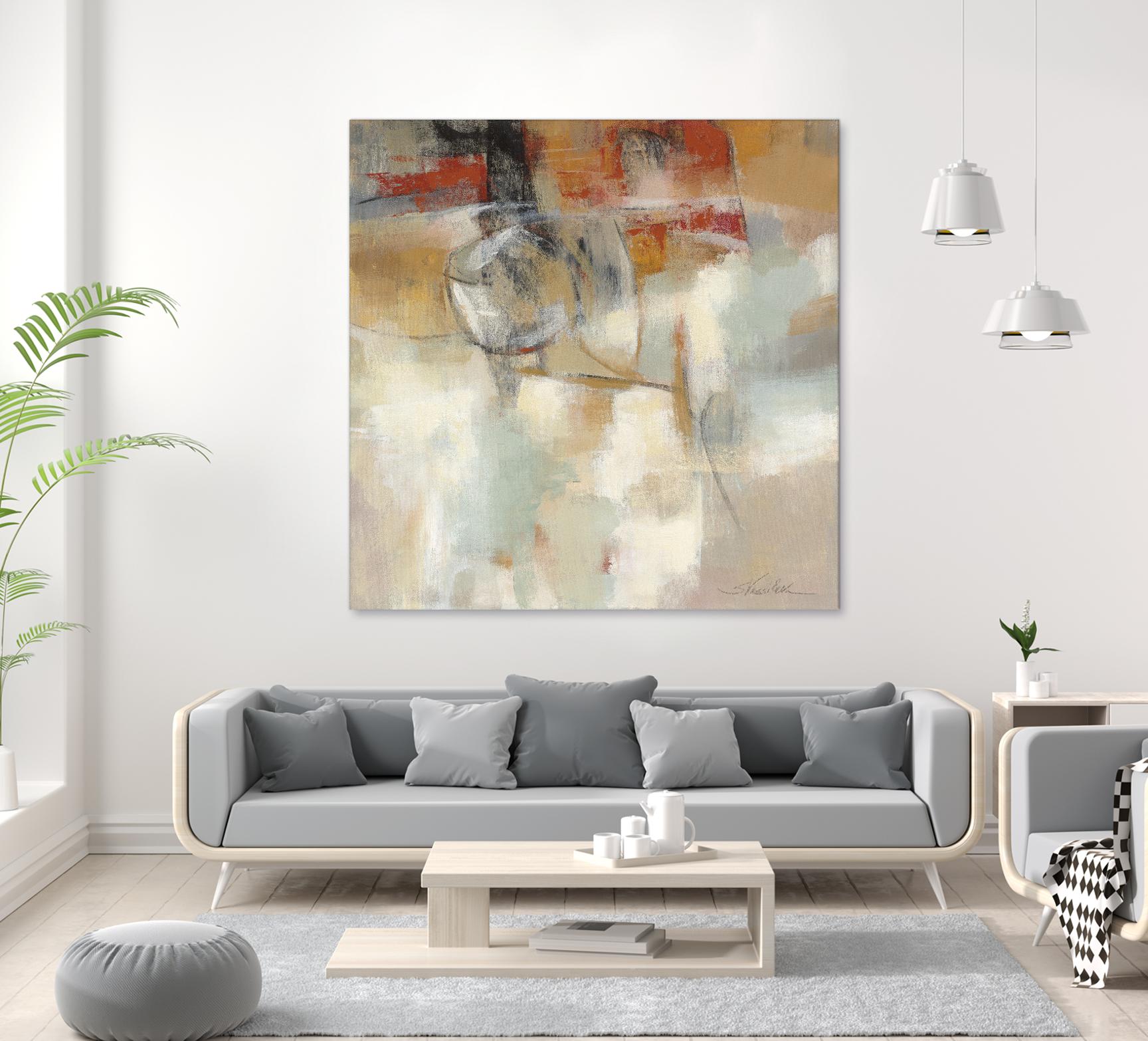 Until-sunset by Silvia Vassileva on GIANT ART - beige abstract