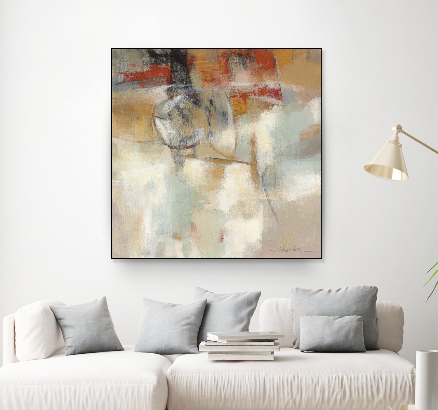 Until-sunset by Silvia Vassileva on GIANT ART - beige abstract