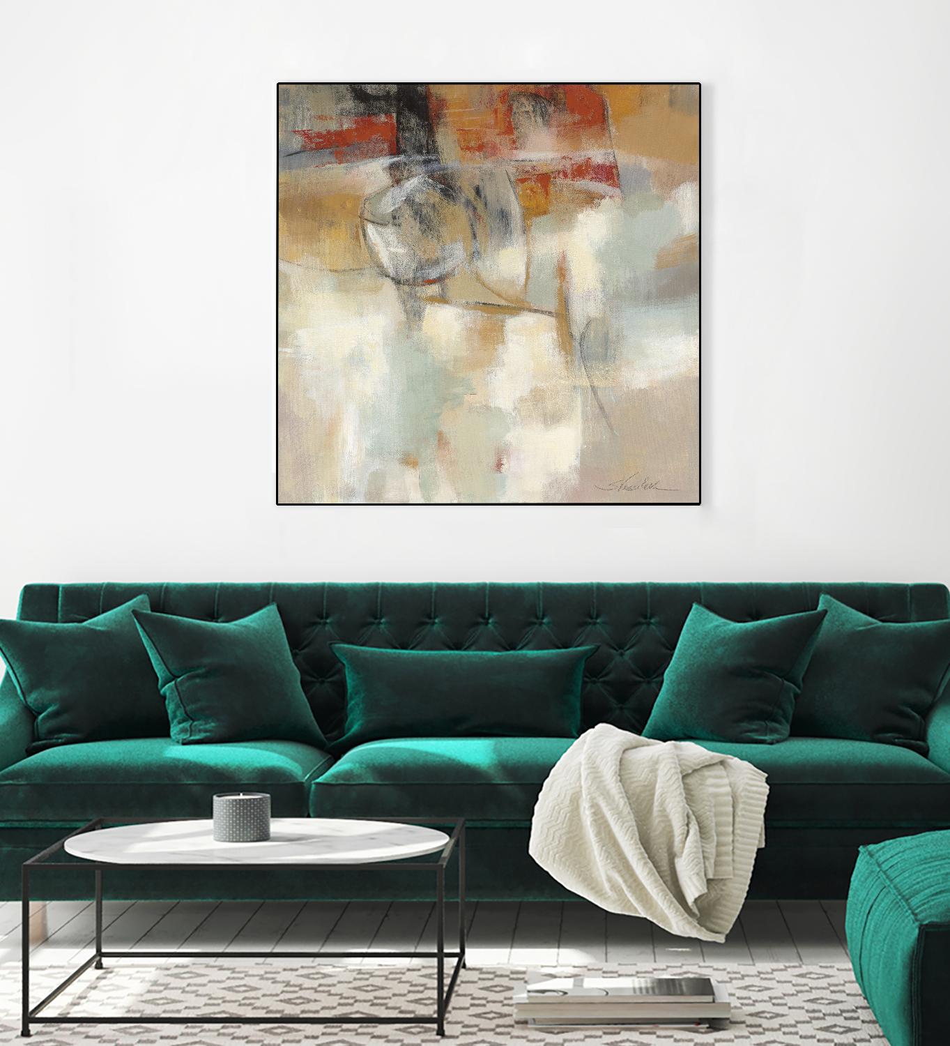 Until-sunset by Silvia Vassileva on GIANT ART - beige abstract
