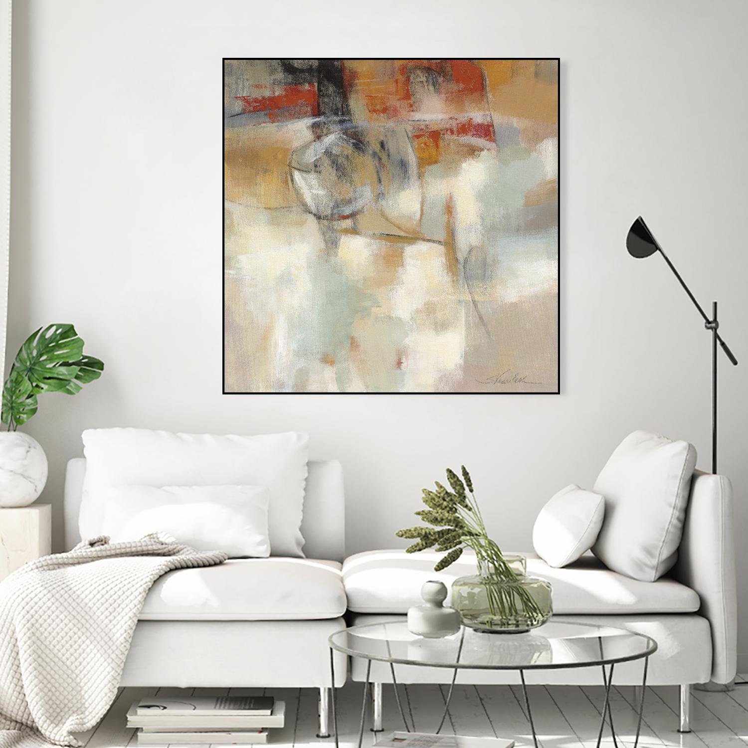 Until-sunset by Silvia Vassileva on GIANT ART - beige abstract