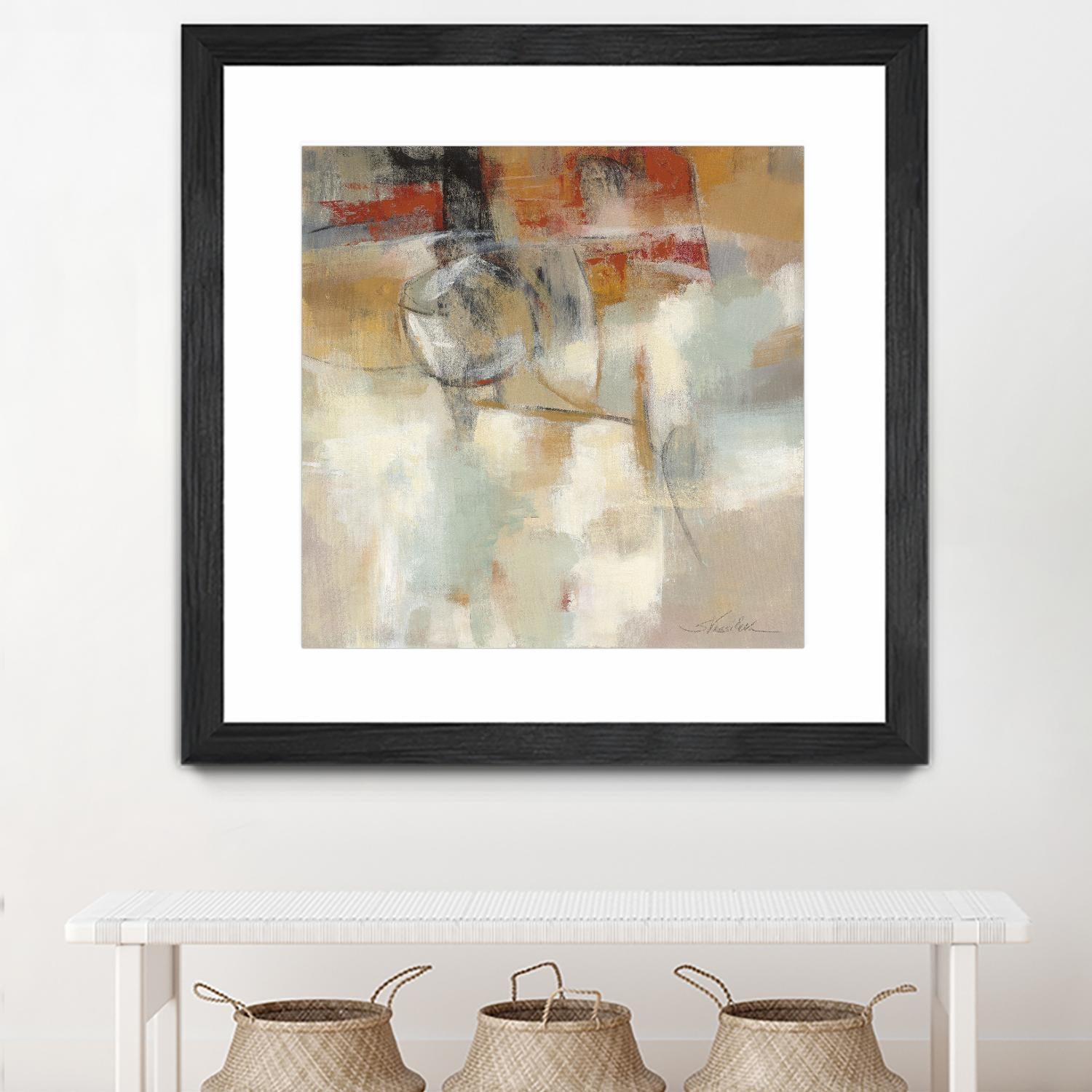 Until-sunset by Silvia Vassileva on GIANT ART - beige abstract