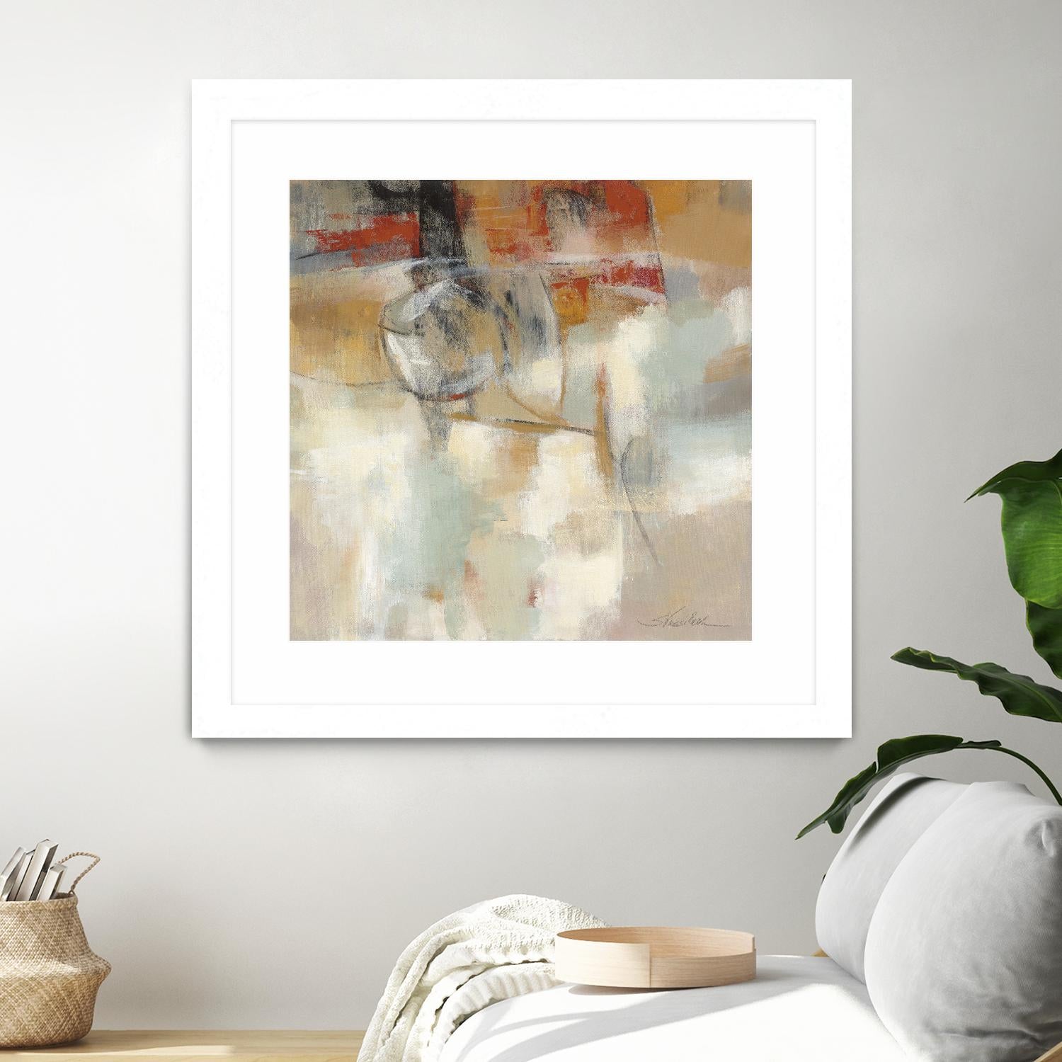 Until-sunset by Silvia Vassileva on GIANT ART - beige abstract