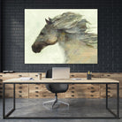 Into the Wind Ivory by Albena Hristova on GIANT ART - grey animals