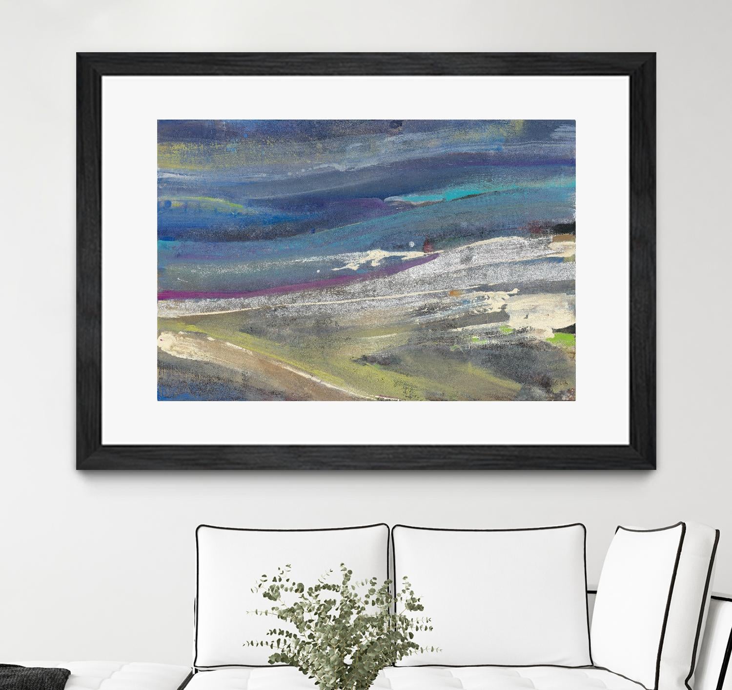 Highlands by Albena Hristova on GIANT ART - green abstract