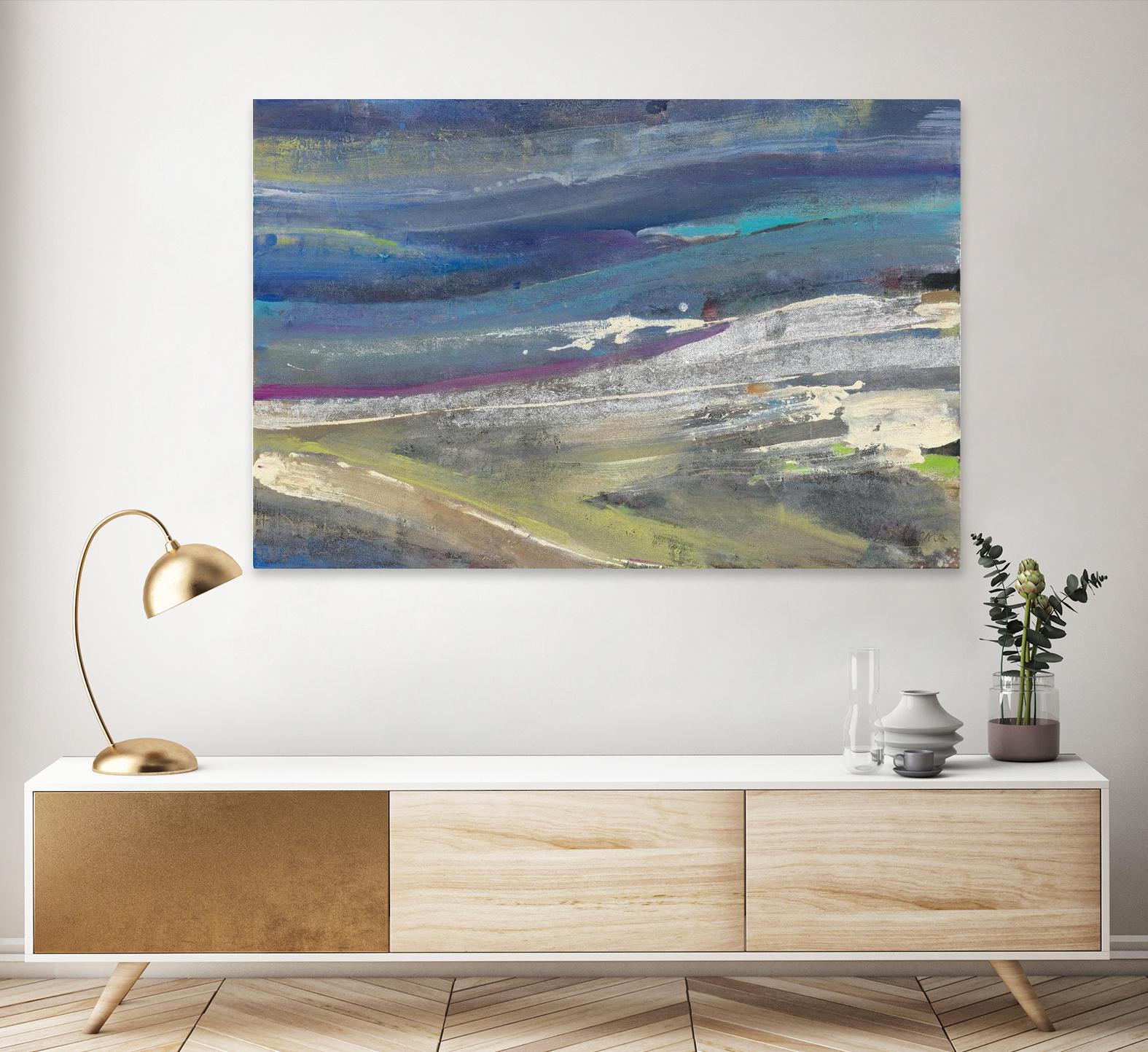 Highlands by Albena Hristova on GIANT ART - green abstract