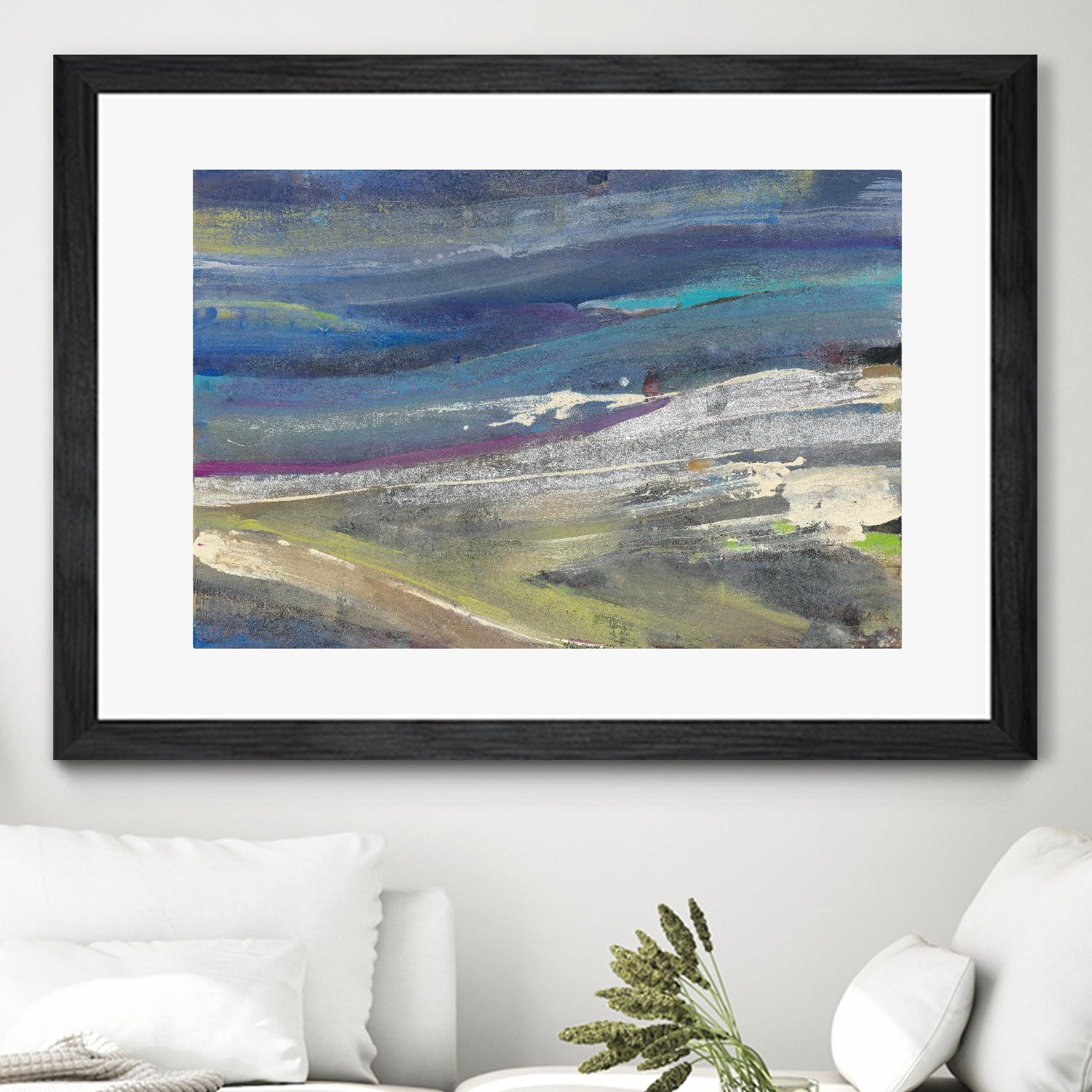 Highlands by Albena Hristova on GIANT ART - green abstract