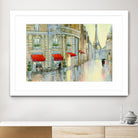 Touring Paris Couple by Julia Purinton on GIANT ART - beige everyday life