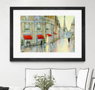 Touring Paris Couple by Julia Purinton on GIANT ART - beige everyday life