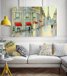 Touring Paris Couple by Julia Purinton on GIANT ART - beige everyday life